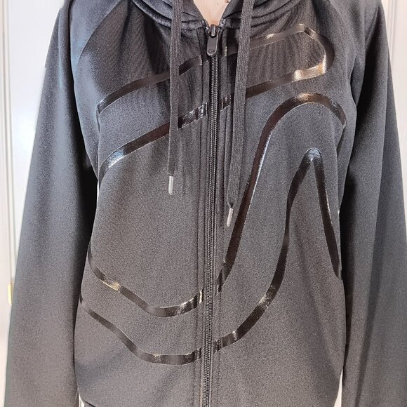 Gap Black Full Zip Hoodie Sweatshirt Athleisure Women's Size Large S NWOT - Picture 9 of 14